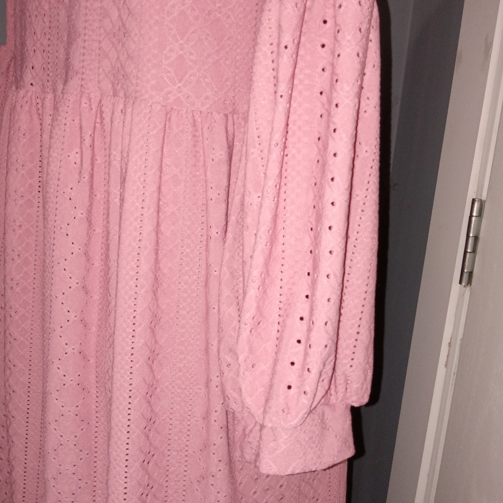 VIBE ROSE PINK DRESS SZ 1X - Picture 5 of 7